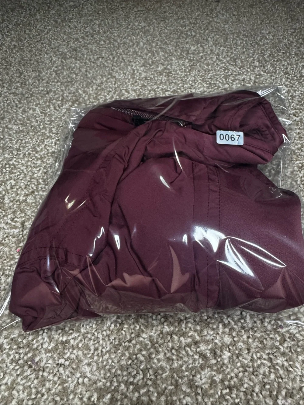 Cutter & Buck lightweight burgundy